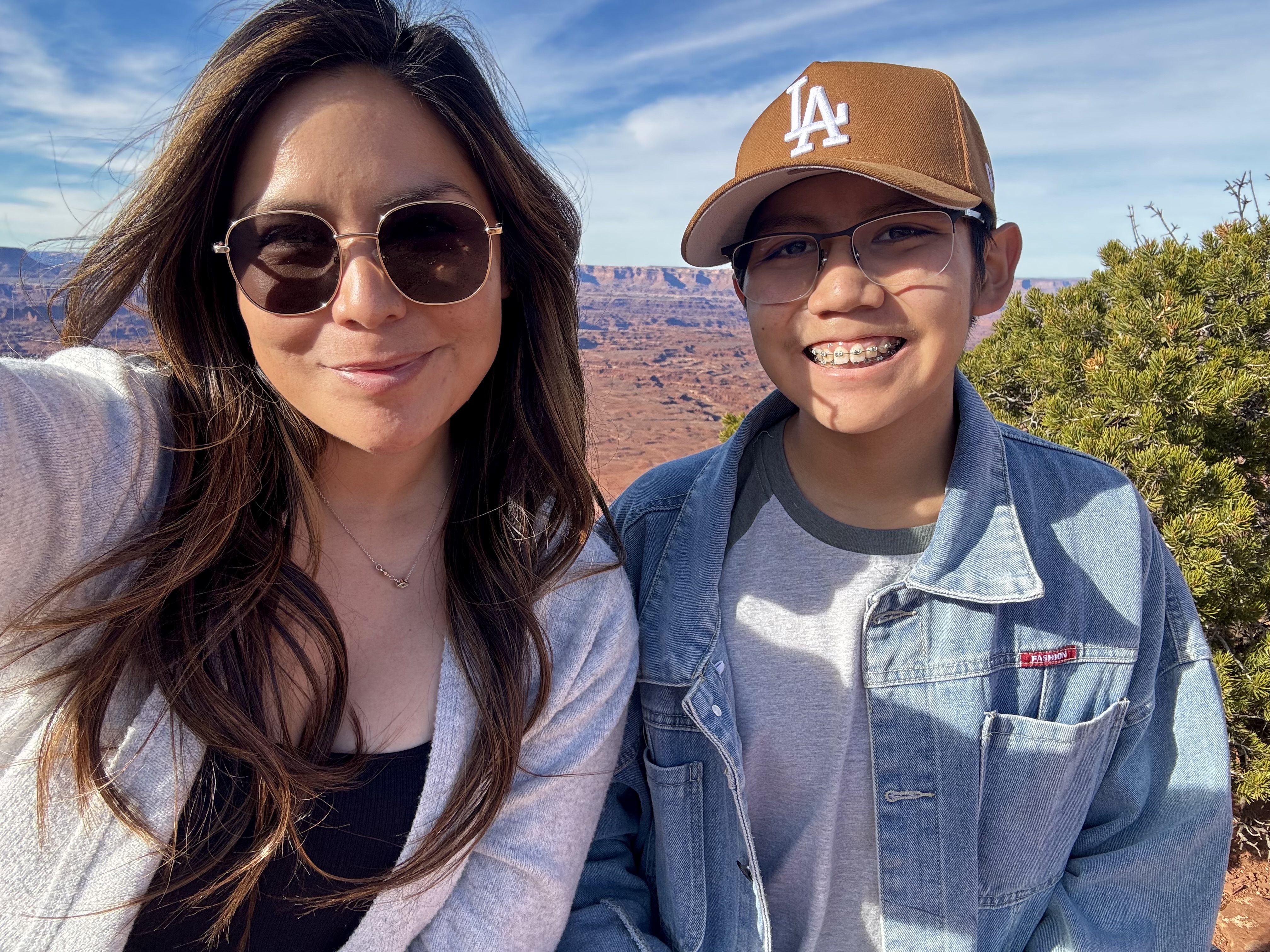 Semira and son