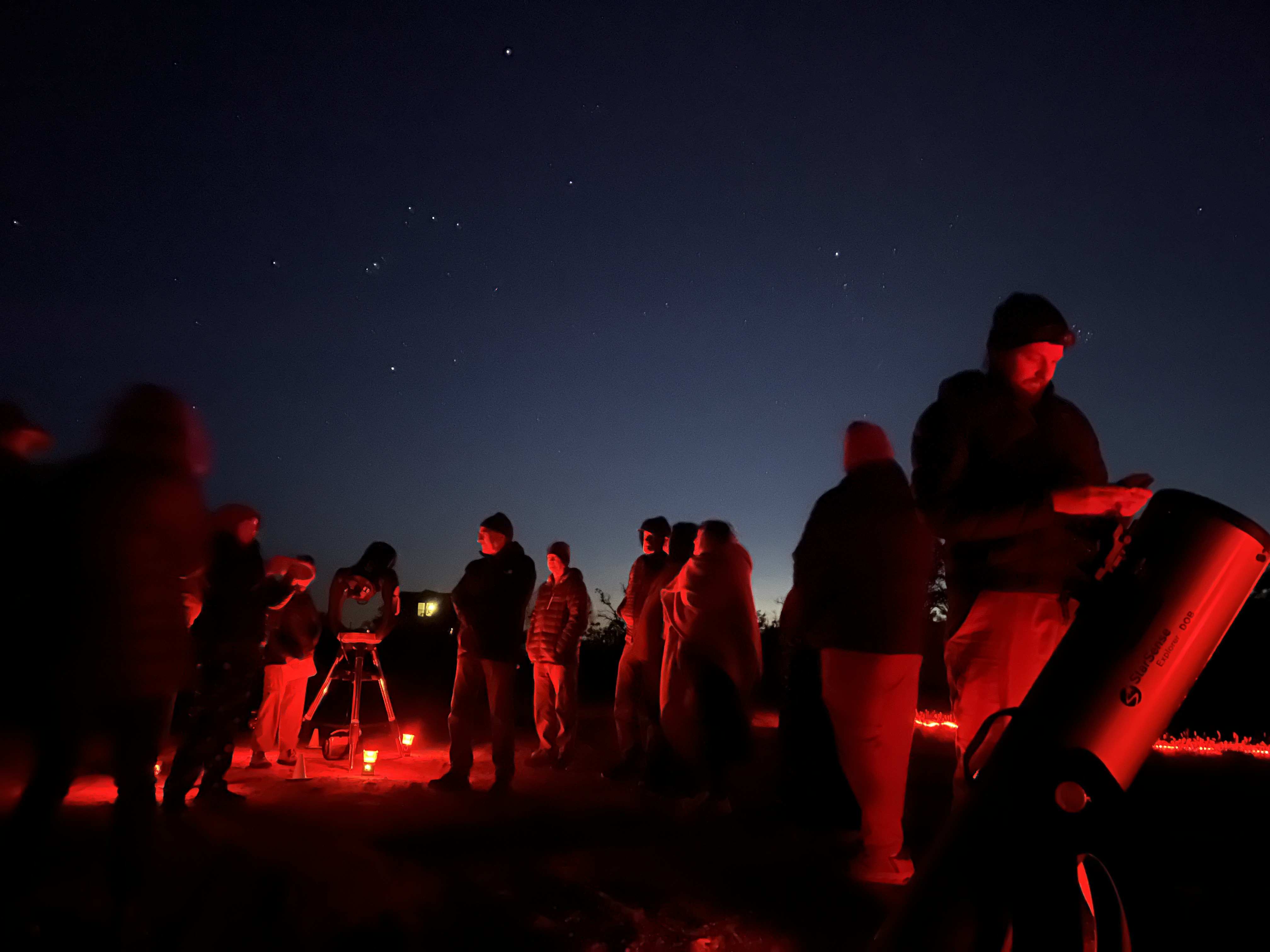 Star Party group view of telescope2
