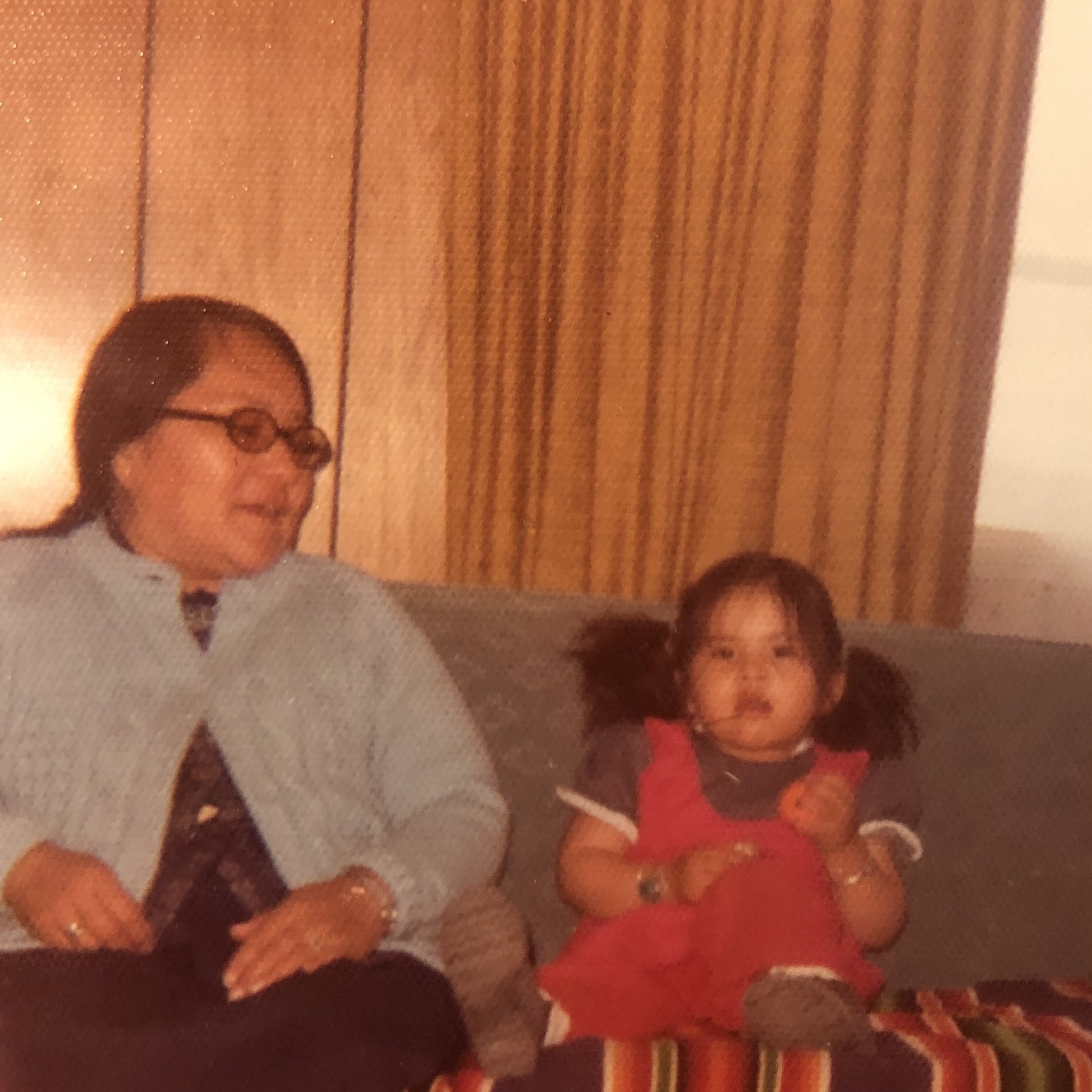 Venaya Yazzie and mother